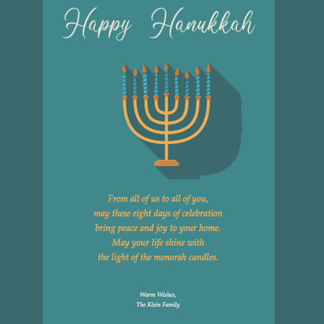 Happy Hanukkah eCard